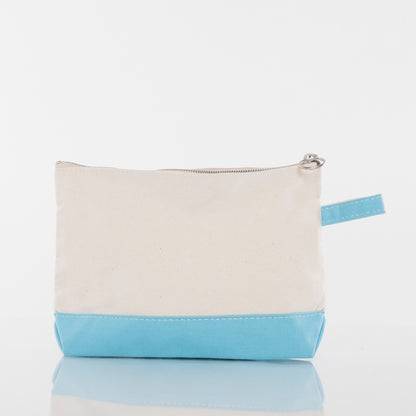 Personalized Makeup Bag for Beauty on the Go, Baby Blue alternate view 1