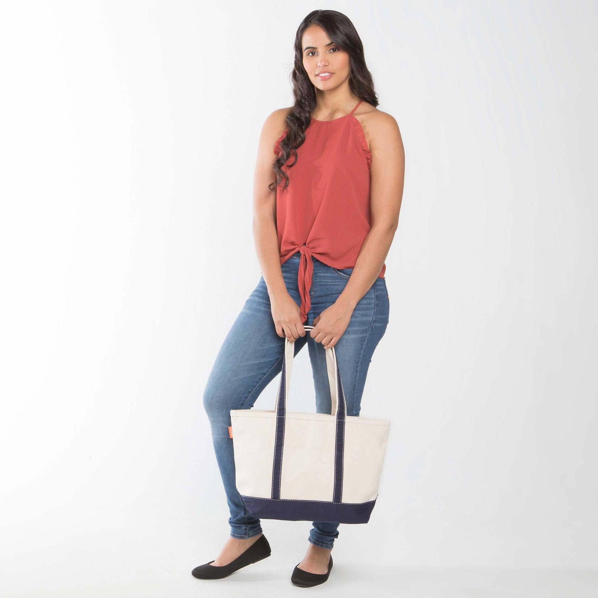 Personalized 24 oz Medium Classic Tote for Everyday Carry, Navy alternate view 3
