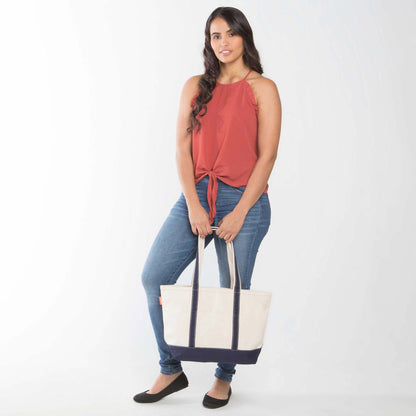 Personalized 24 oz Medium Classic Tote for Everyday Carry, Navy alternate view 3