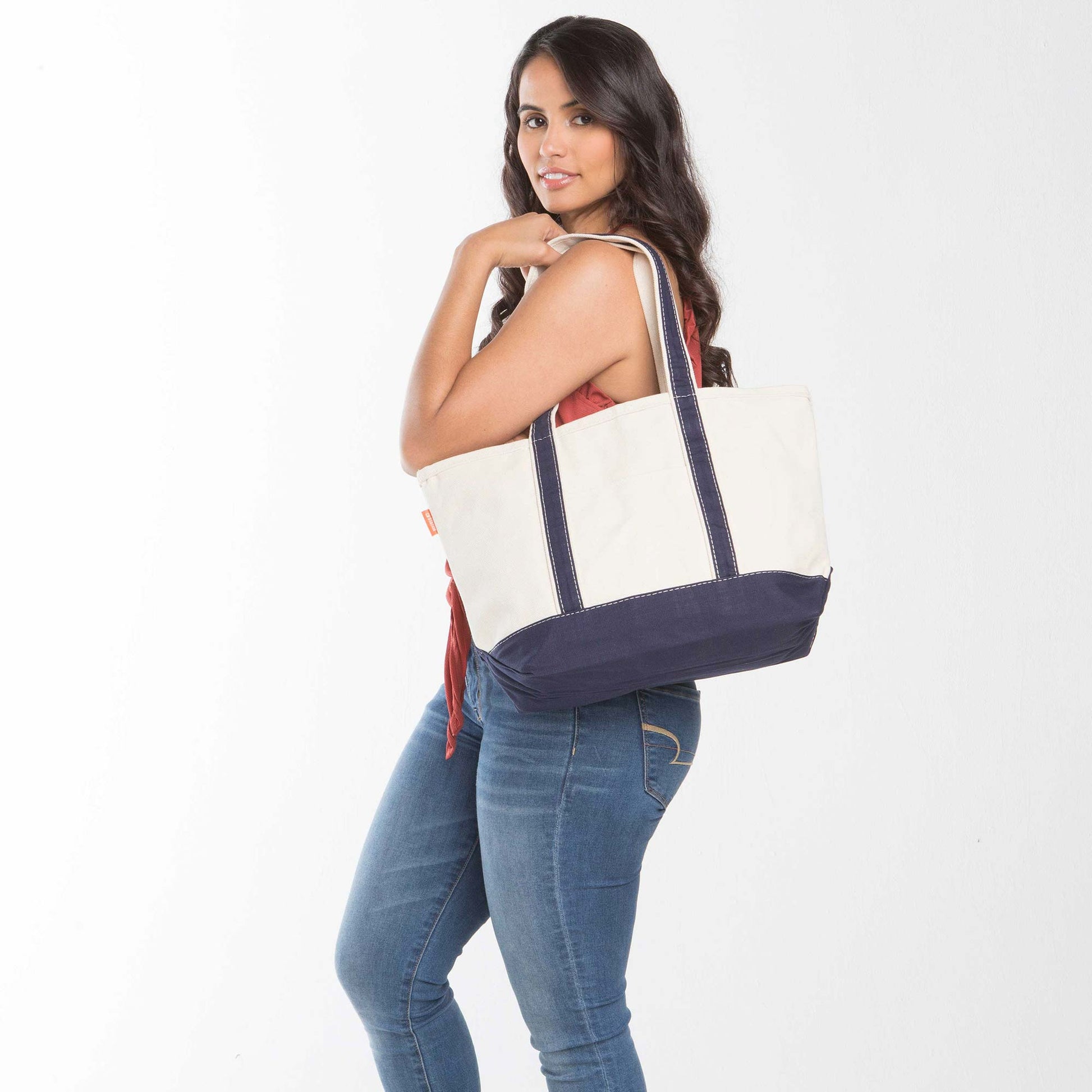 Personalized 24 oz Medium Classic Tote for Everyday Carry, Navy alternate view 4
