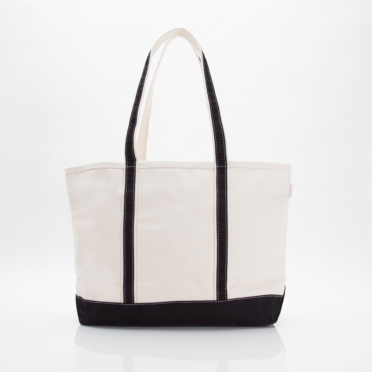 Personalized Large Classic Tote for Everyday Carry, Black alternate view 1