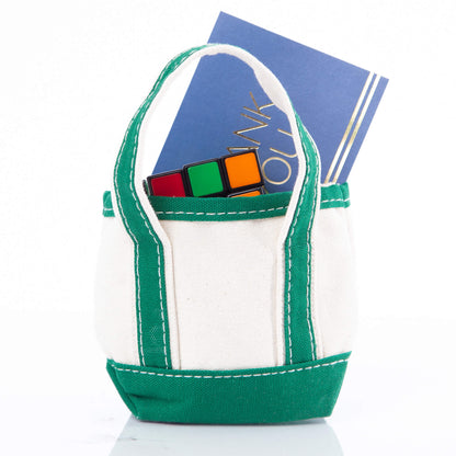 Personalized Mini Classic Tote for Everyday Carry, Emerald alternate view 1