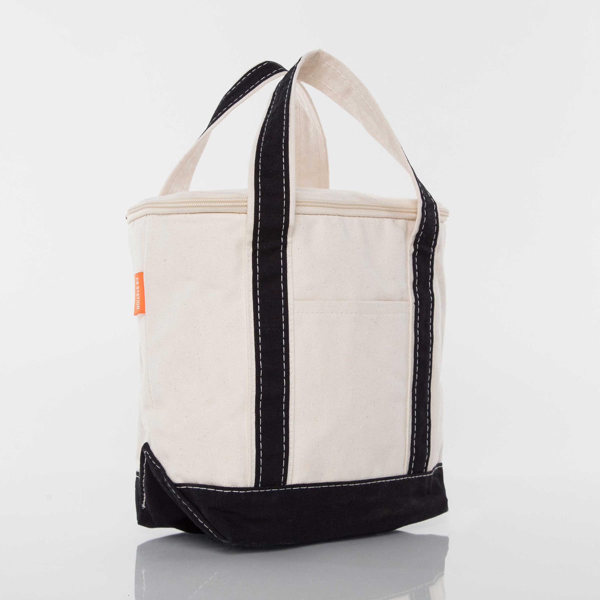 Personalized Small Lunch Cooler for Fresh Lunches, Black (9.5in H x 13.) alternate view 2