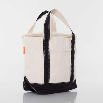 Personalized Small Lunch Cooler for Fresh Lunches, Black (9.5in H x 13.) alternate view 2