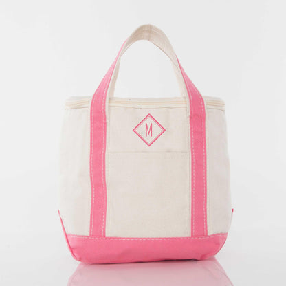 Personalized Small Lunch Cooler for Fresh Lunches, Coral (9.5in H x 13.) personalized front