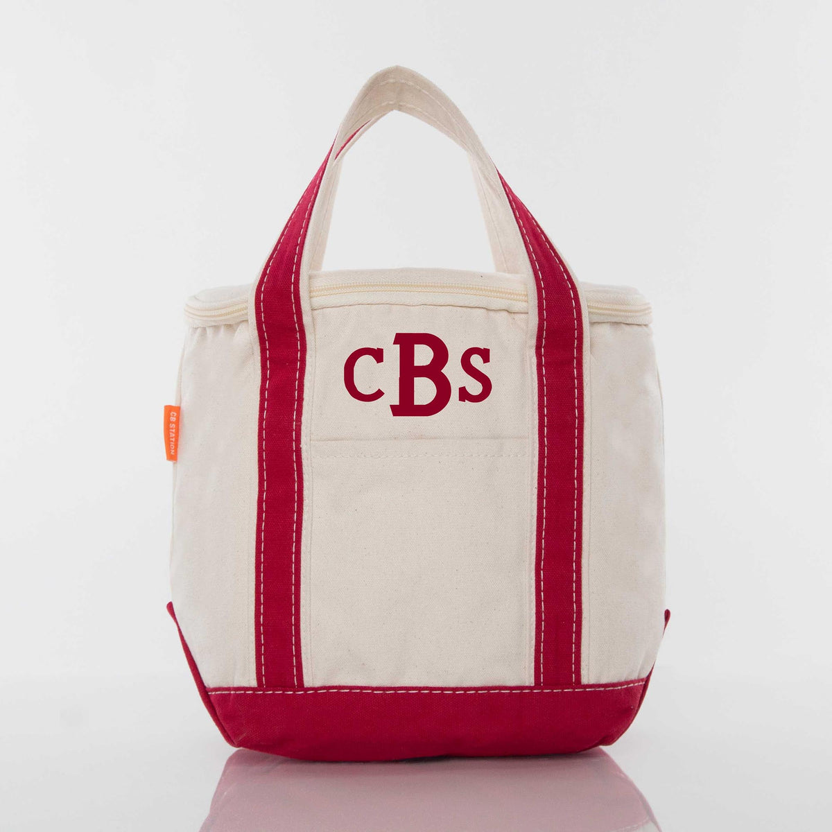Personalized Small Lunch Cooler for Fresh Lunches, Red (9.5in H x 13.) personalized front