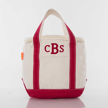 Personalized Small Lunch Cooler for Fresh Lunches, Red (9.5in H x 13.) personalized front