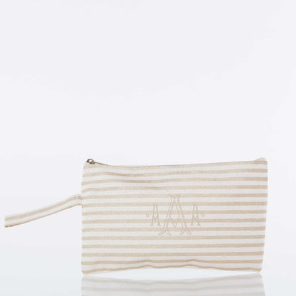 Personalized Solid Clutch Bag for Date Night, Gold personalized front
