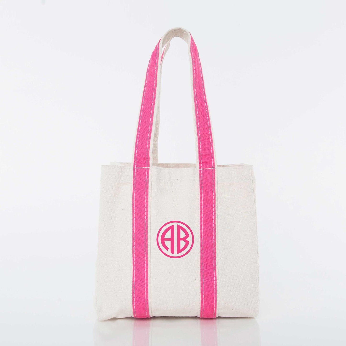 Personalized Four Bottle Wine Carrier for Wine Lovers, Hot Pink personalized front