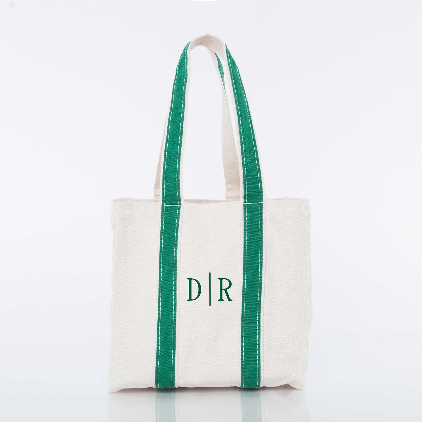 Personalized Four Bottle Wine Carrier for Wine Lovers, Emerald personalized front