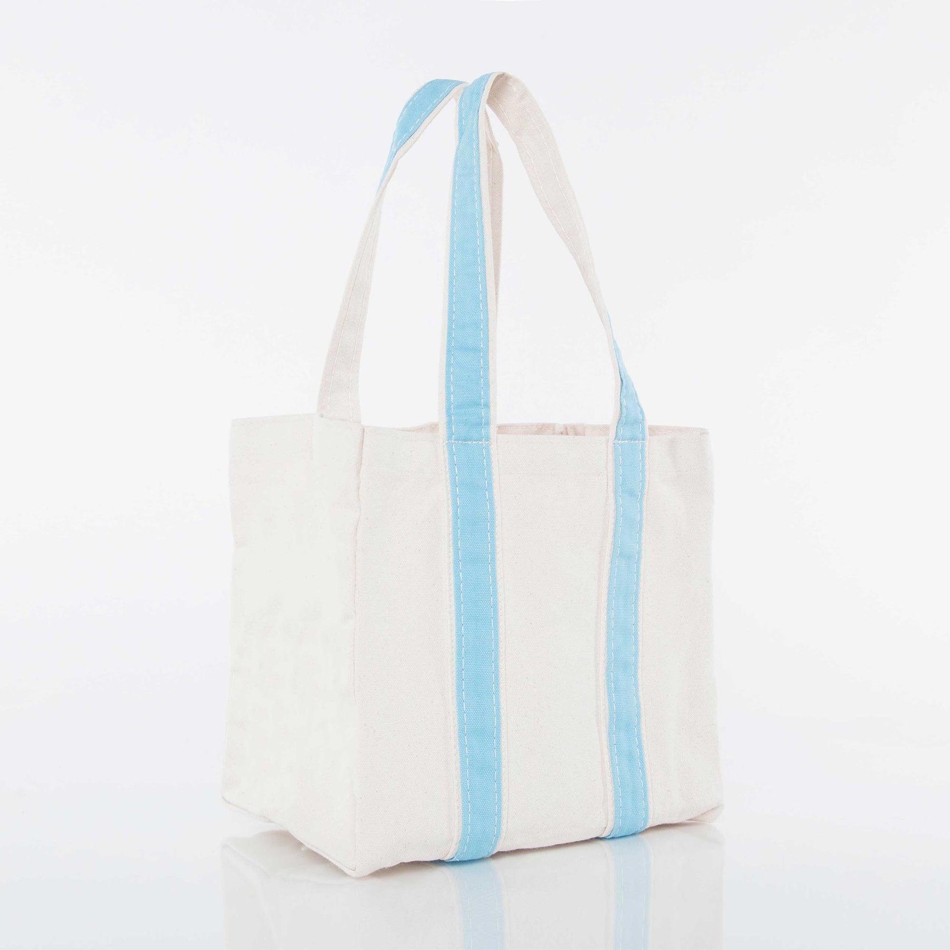 Personalized Four Bottle Wine Carrier for Wine Lovers, Baby Blue alternate view 1