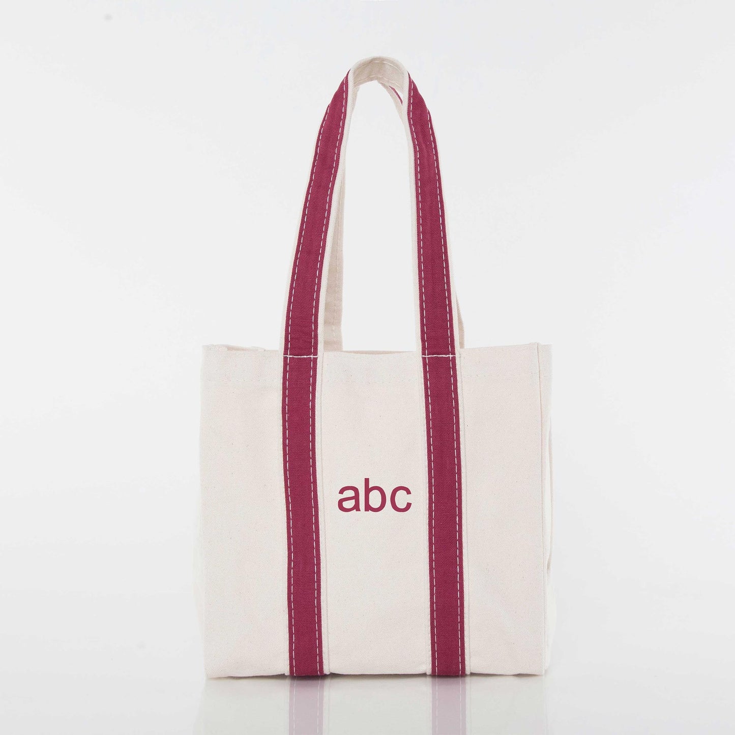 Personalized Four Bottle Wine Carrier for Wine Lovers, Maroon personalized front