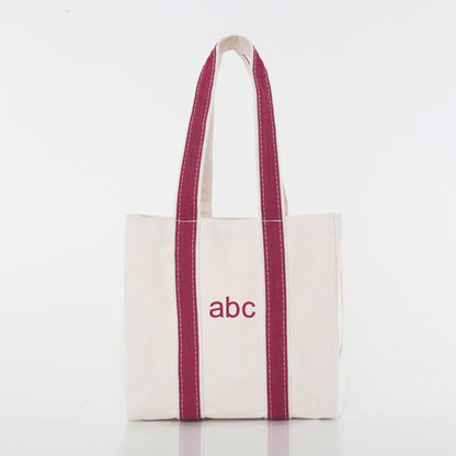 Personalized Four Bottle Wine Carrier for Wine Lovers, Maroon personalized front