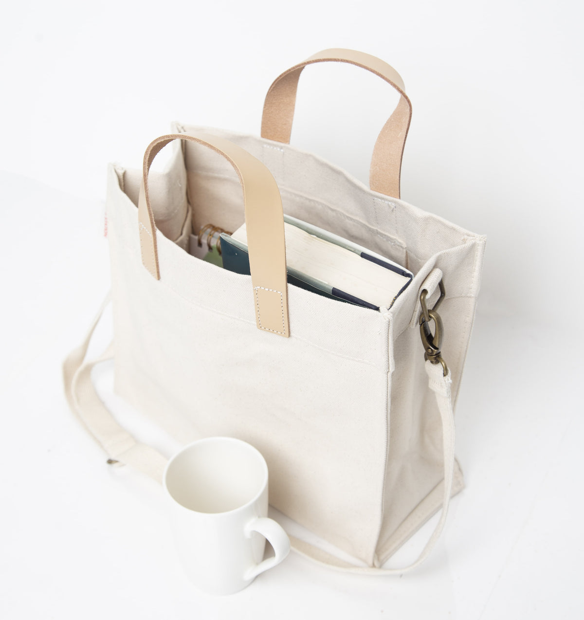 Personalized Mini Advantage Tote Bag for Everyday Carry, Black alternate view 1