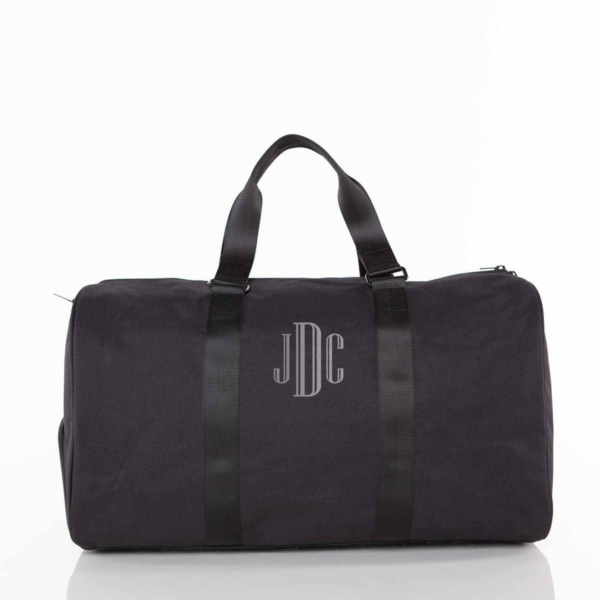Personalized Motion Weekender Bag for Short Getaways, Black personalized front