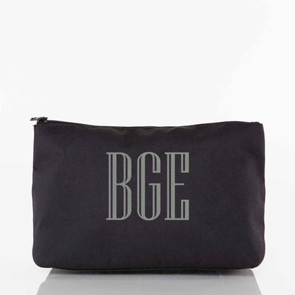 Personalized Motion Clutch Bag for Date Night, Black personalized front