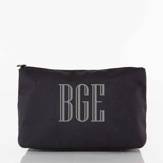 Personalized Motion Clutch Bag for Date Night, Black personalized front