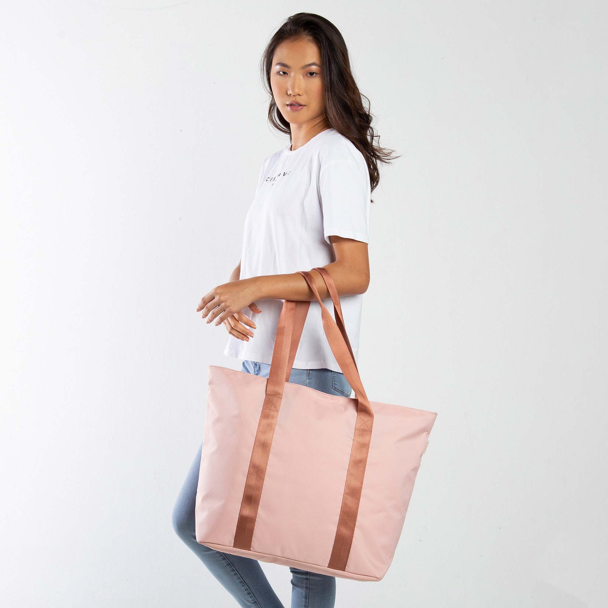 Personalized Motion Tote for Everyday Carry, Blush alternate view 2