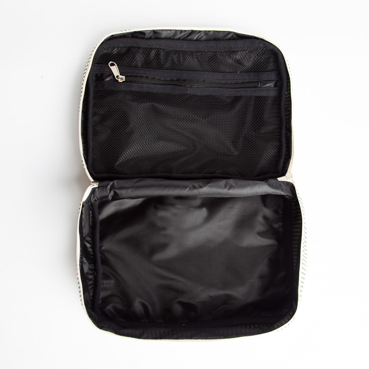 Personalized Stripes Train Case for Pretty Keepsakes, Clear Sky alternate view 2