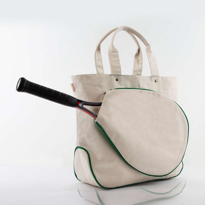 Personalized Tennis Tote for Court Days, Natural alternate view 2