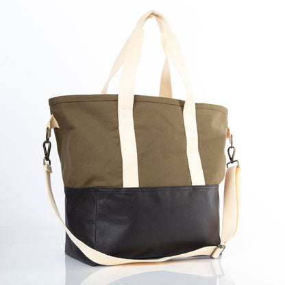 Personalized Adventure Tote for Everyday Adventures, Black & Emerald alternate view 2