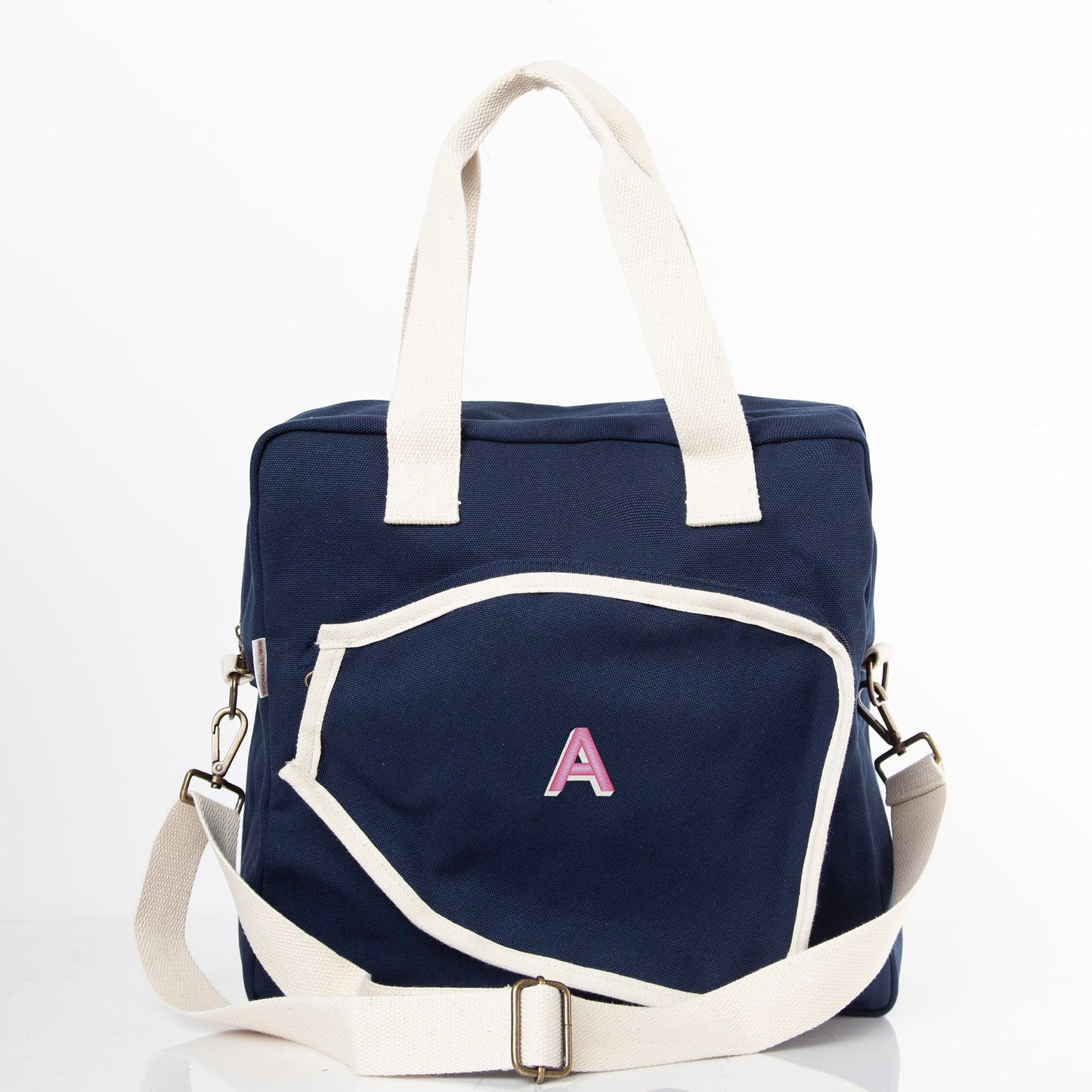 Personalized Pickleball Bag for Game Day, Navy personalized front