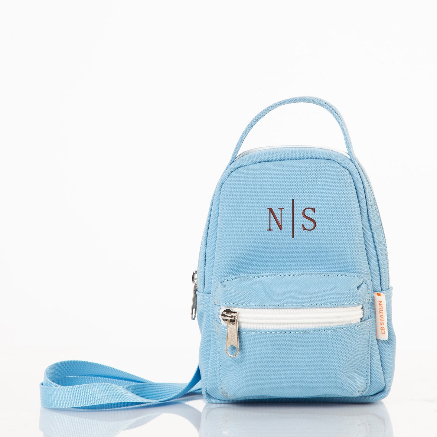 Personalized Motion Crossbody for Carefree Outings, Skyblue personalized front