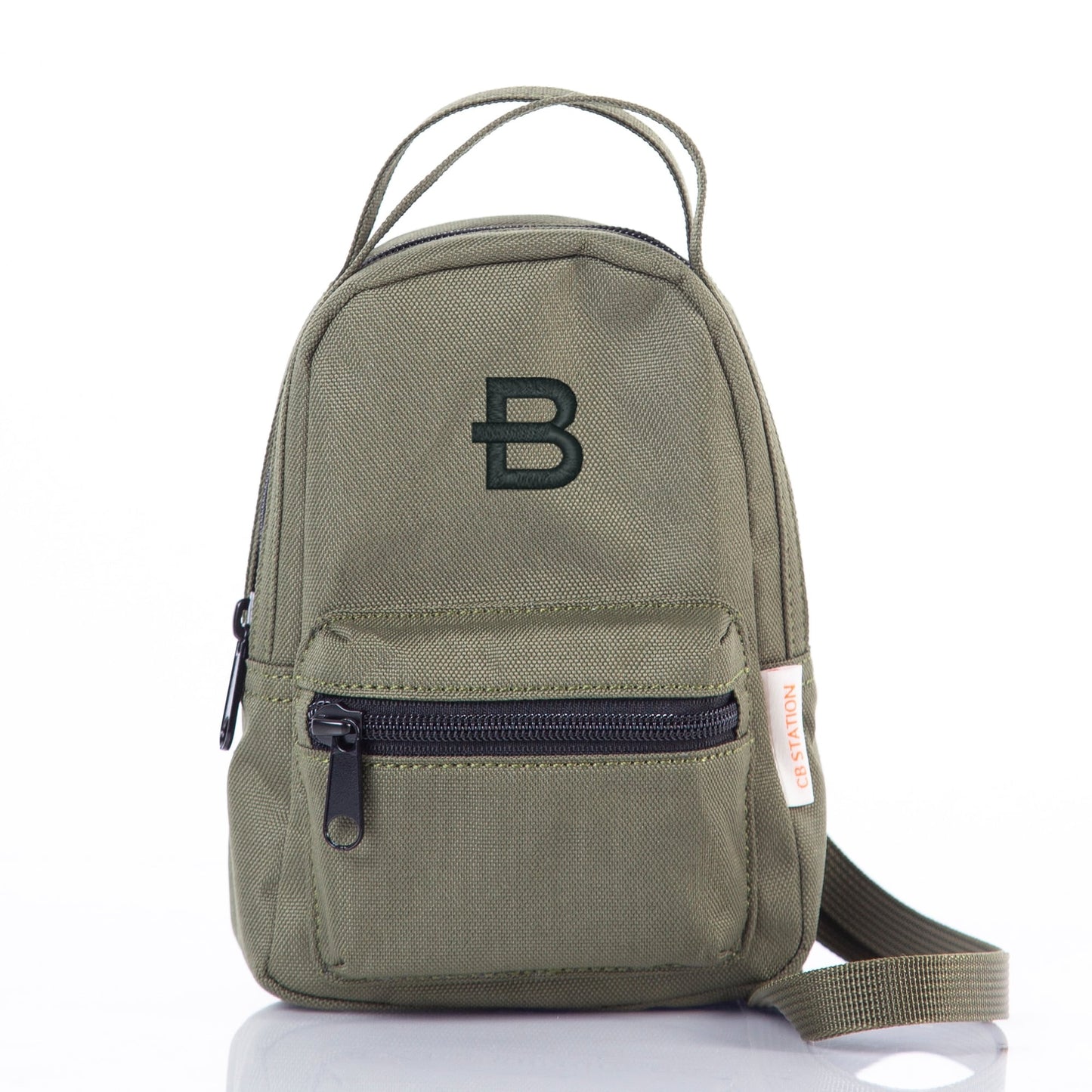 Personalized Motion Crossbody for Carefree Outings, Olive personalized front