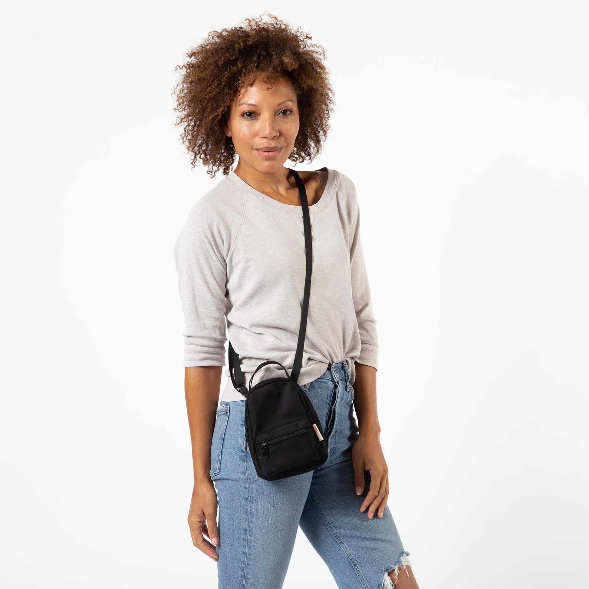 Personalized Motion Crossbody for Carefree Outings, Black alternate view 4