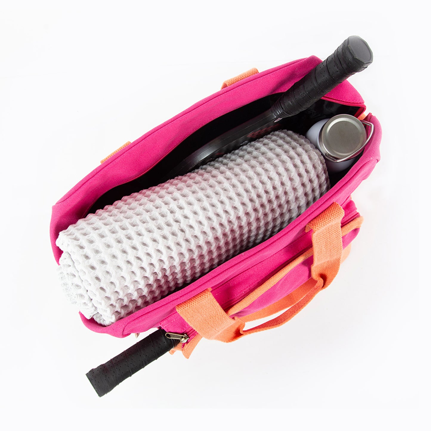 Personalized Pickleball Bag for Game Day, Hot Pink alternate view 2