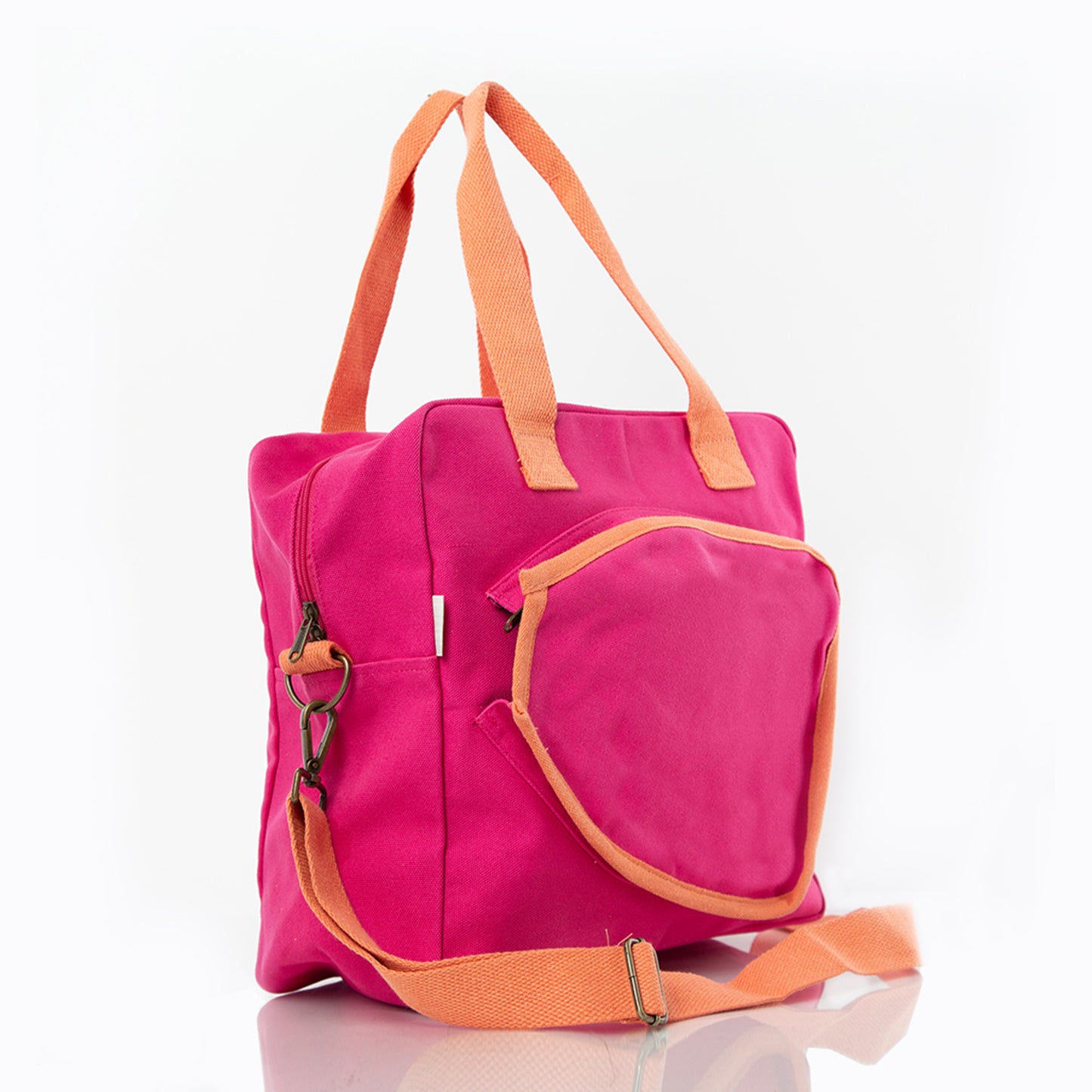 Personalized Pickleball Bag for Game Day, Hot Pink alternate view 3