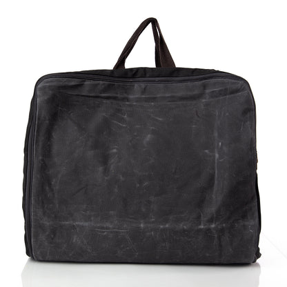 Personalized Waxed Garment Bag for Sharp Arrivals, Black alternate view 1