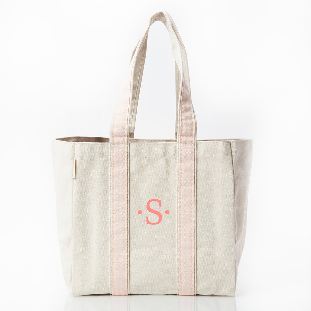 Personalized Four Bottle Wine Carrier for Wine Lovers, Powder Pink personalized front