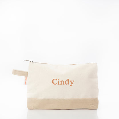 Personalized Makeup Bag for Beauty on the Go, Safari personalized front