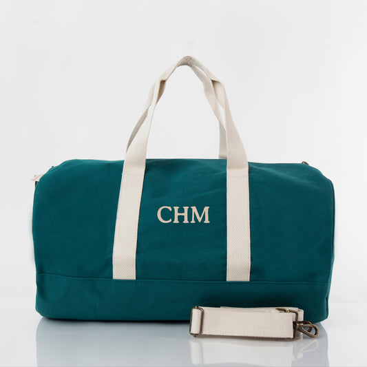 Personalized ActiveSport Duffel for Gym Days, Teal personalized front