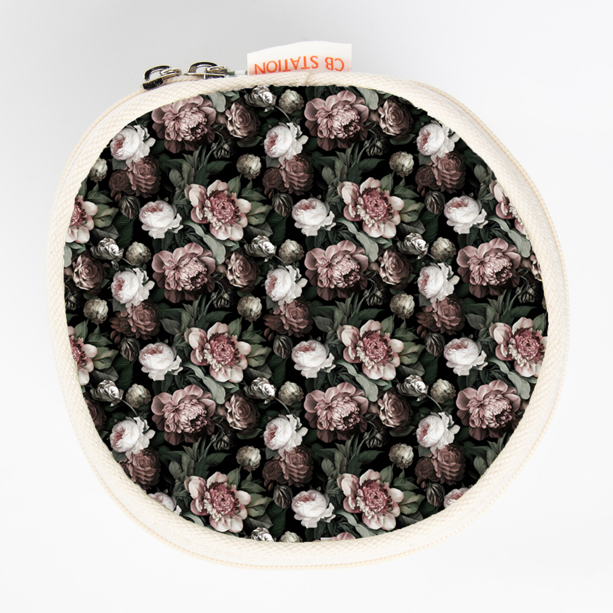 Personalized Vintage Rose Circle Case for Pretty Keepsakes, Vintage Rose alternate view 4