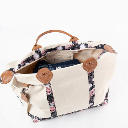 Personalized Vintage Rose Weekender Bag for Short Getaways, Vintage Rose alternate view 2