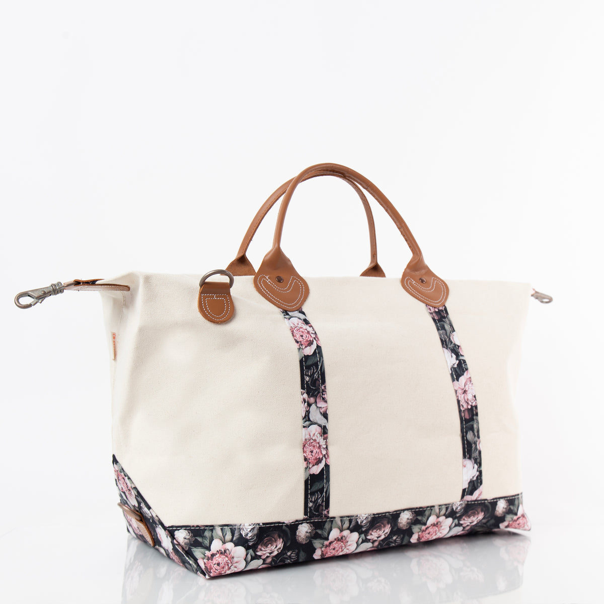 Personalized Vintage Rose Weekender Bag for Short Getaways, Vintage Rose alternate view 3