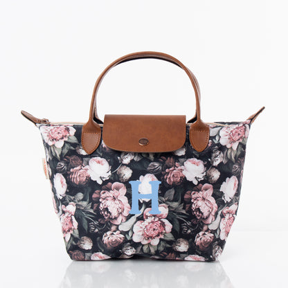 Personalized Vintage Rose City Tote for Everyday Carry, Vintage Rose personalized front