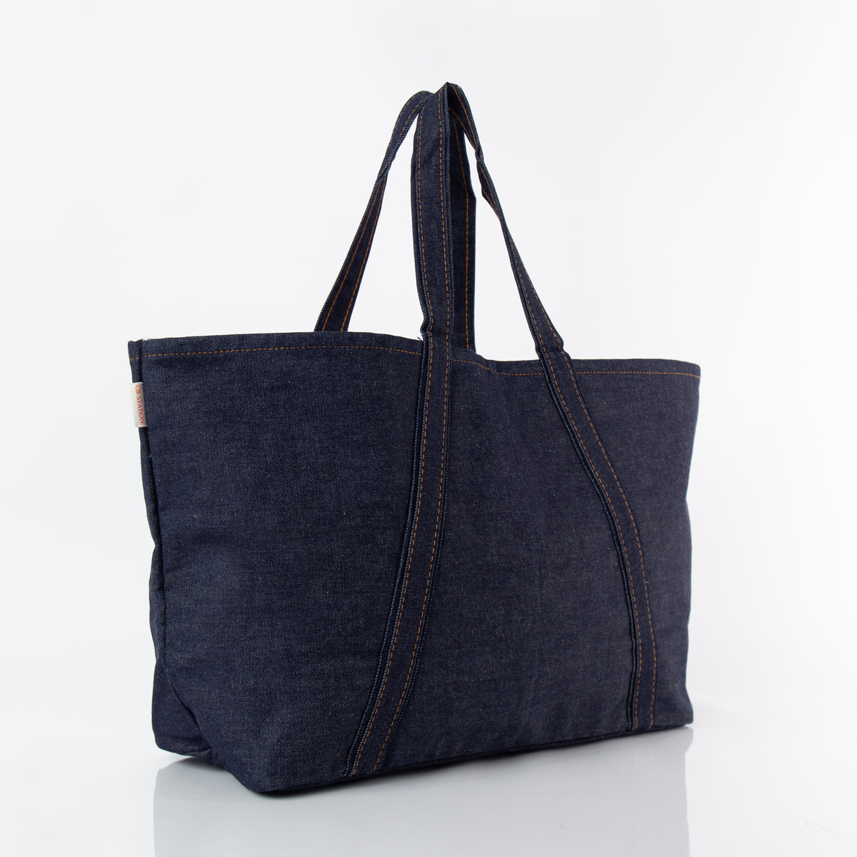 Personalized Heritage Denim Tote for Everyday Carry, Dark Denim alternate view 4
