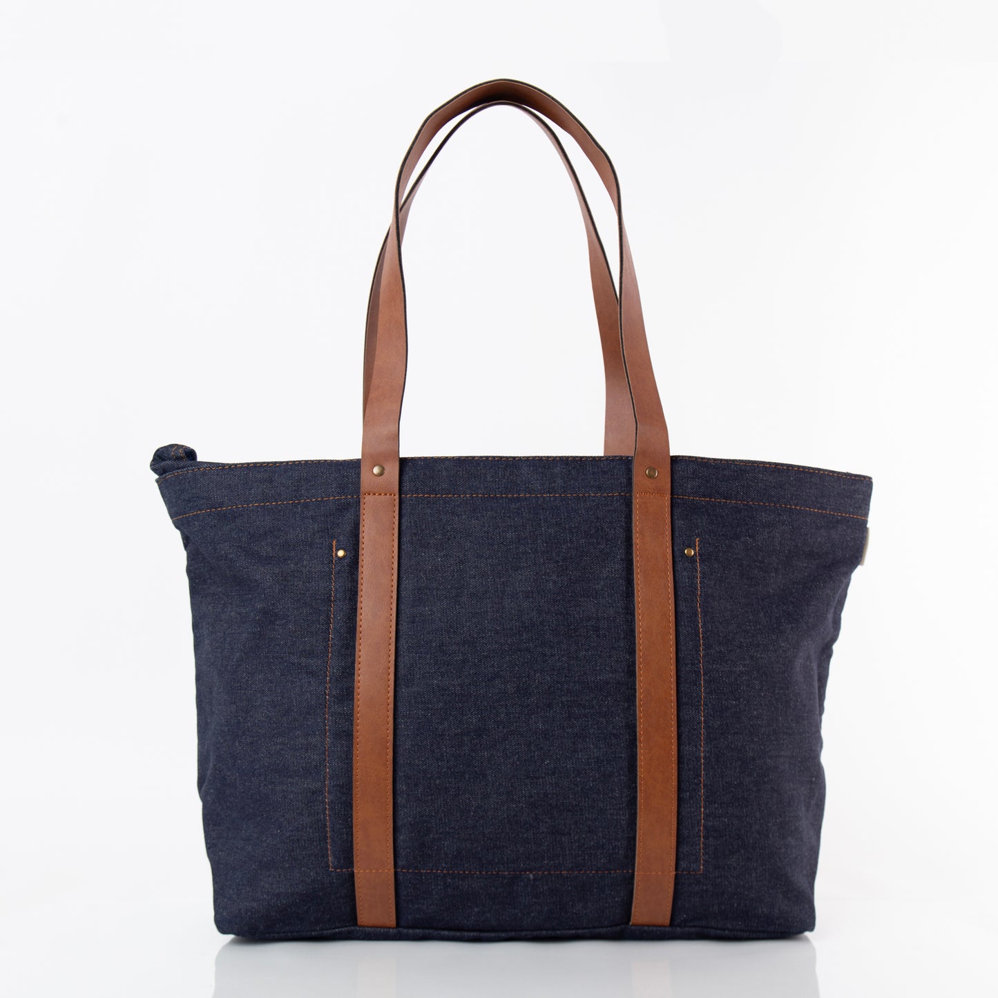 Personalized Heritage Denim Weekender Bag for Short Getaways, Dark Denim alternate view 1