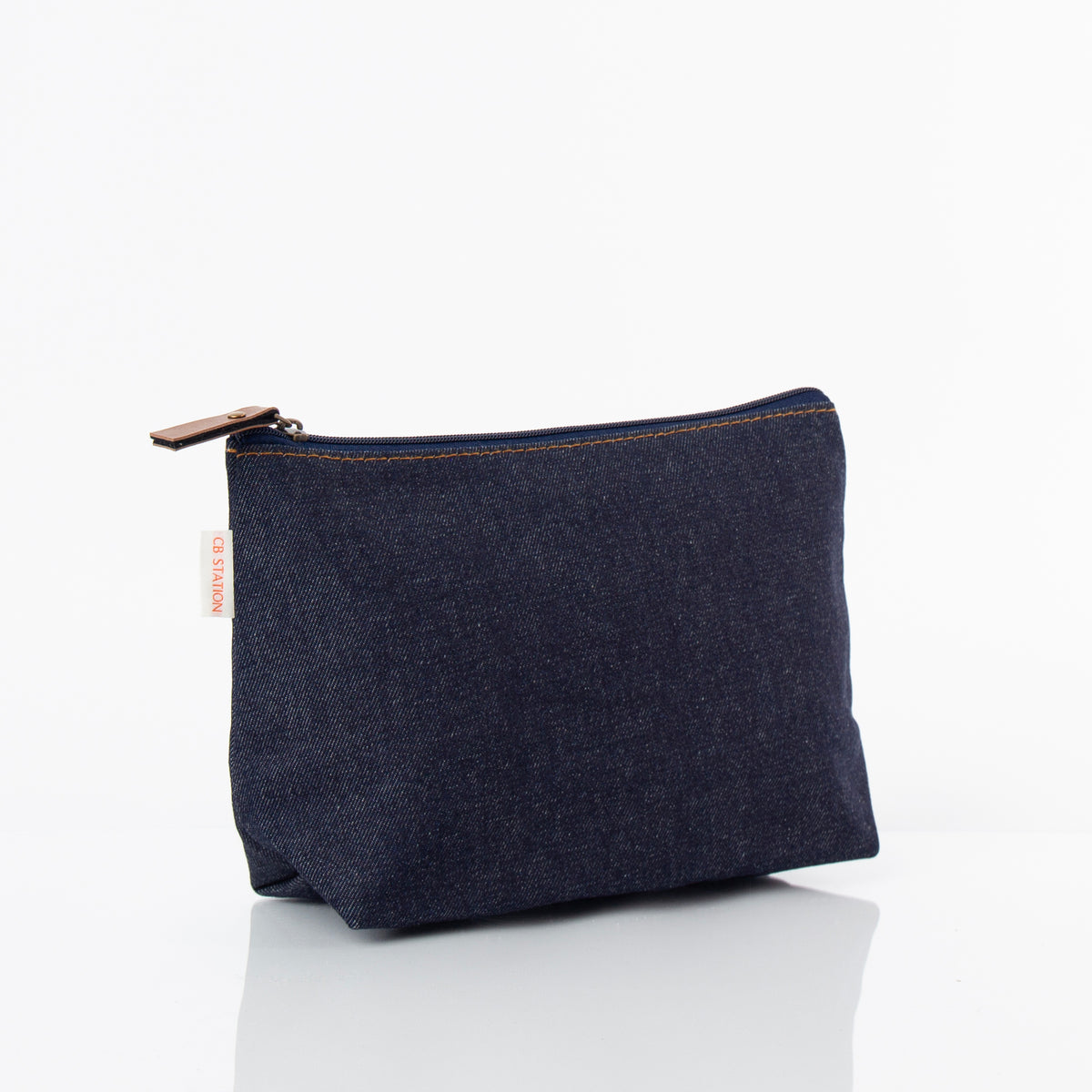 Personalized Heritage Denim Clutch Bag for Date Night, Dark Denim alternate view 3