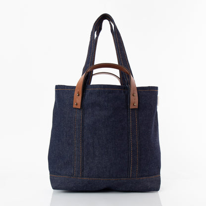 Personalized Heritage Denim Crafted Tote for Everyday Carry, Dark Denim alternate view 1