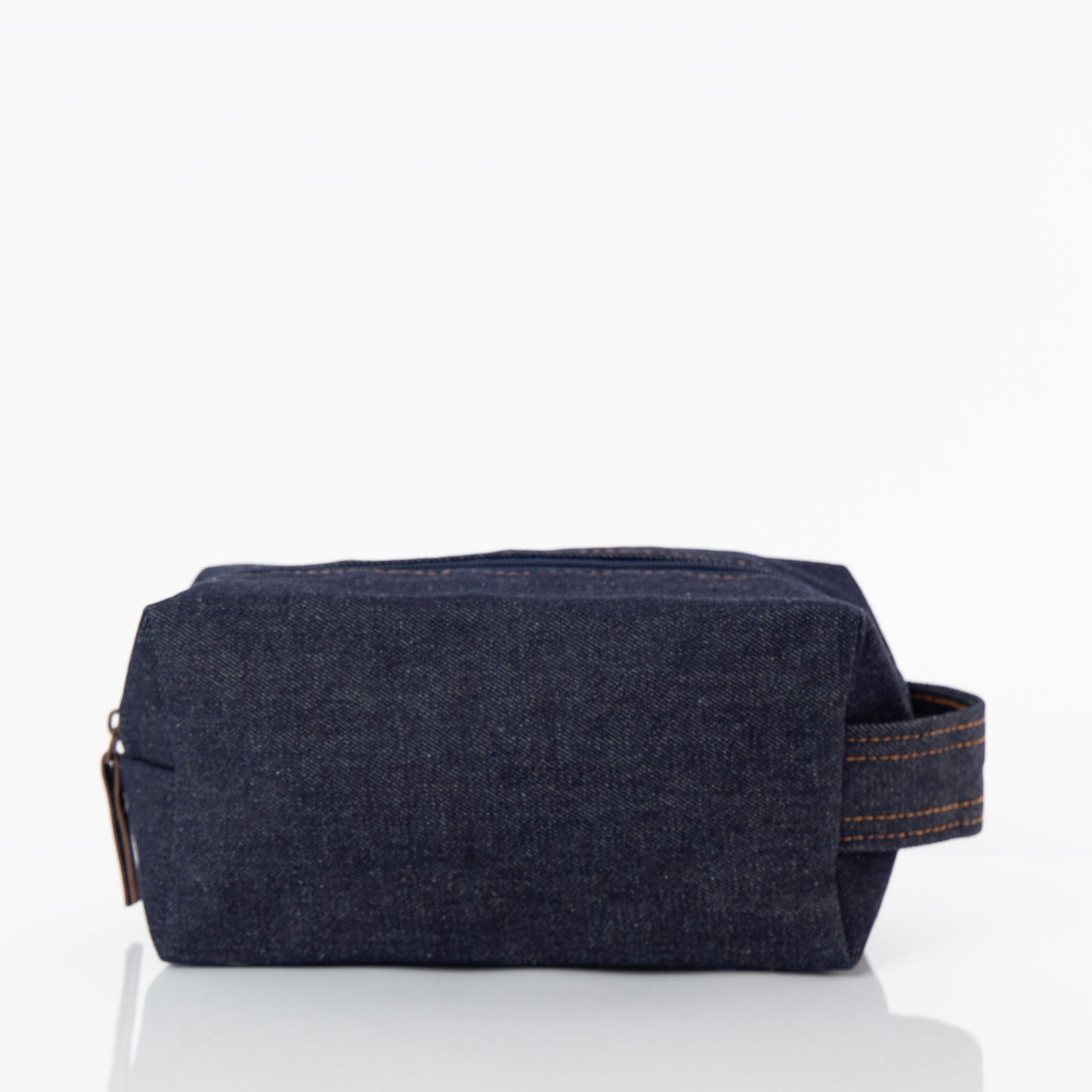Personalized Heritage Denim Dopp Kit for Grooming Gear, Dark Denim alternate view 1
