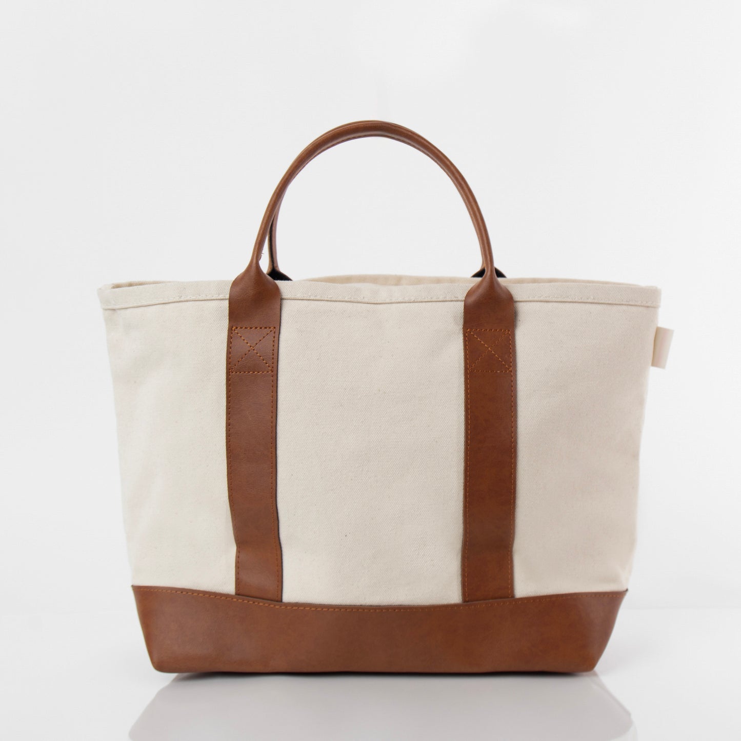 Personalized The Kind Leather Tote for Everyday Carry, Natural alternate view 1