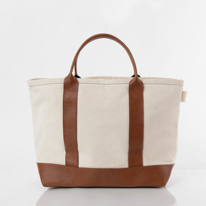 Personalized The Kind Leather Tote for Everyday Carry, Natural alternate view 1
