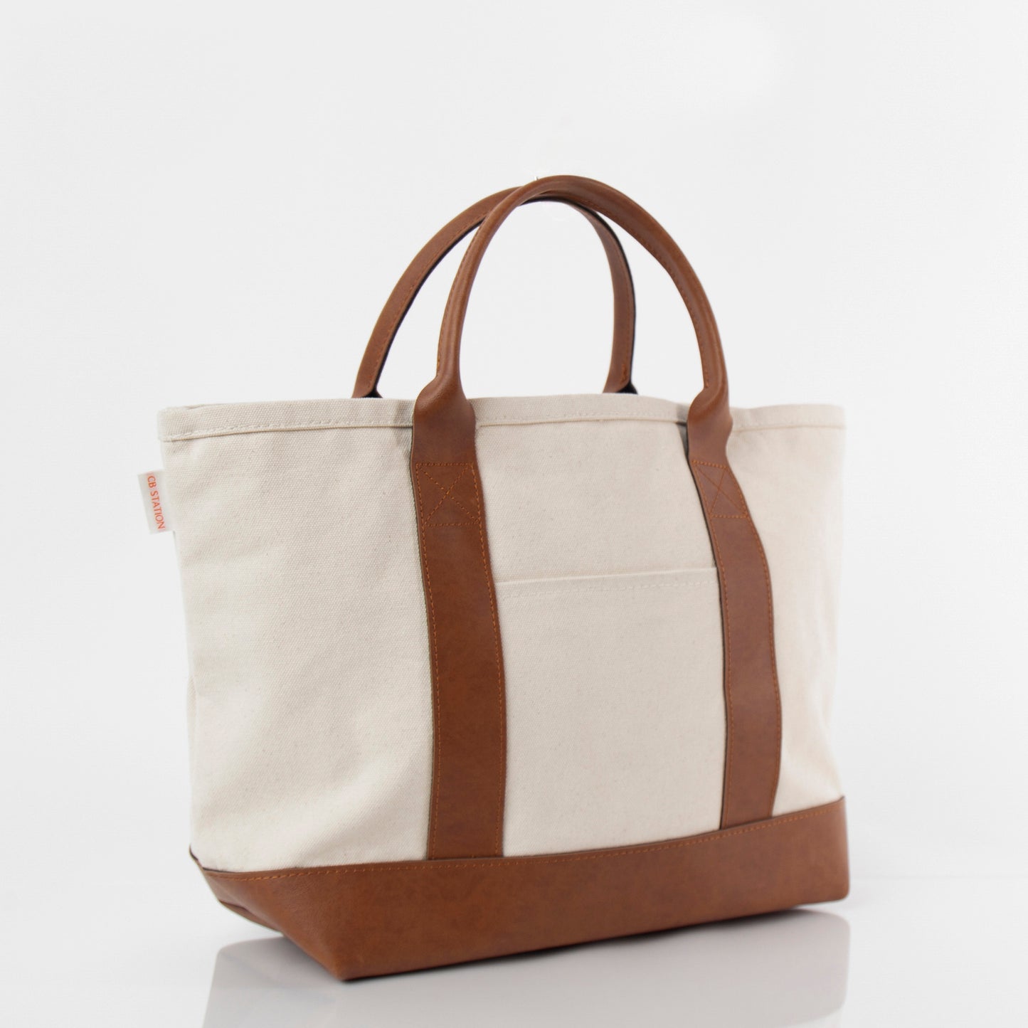 Personalized The Kind Leather Tote for Everyday Carry, Natural alternate view 3