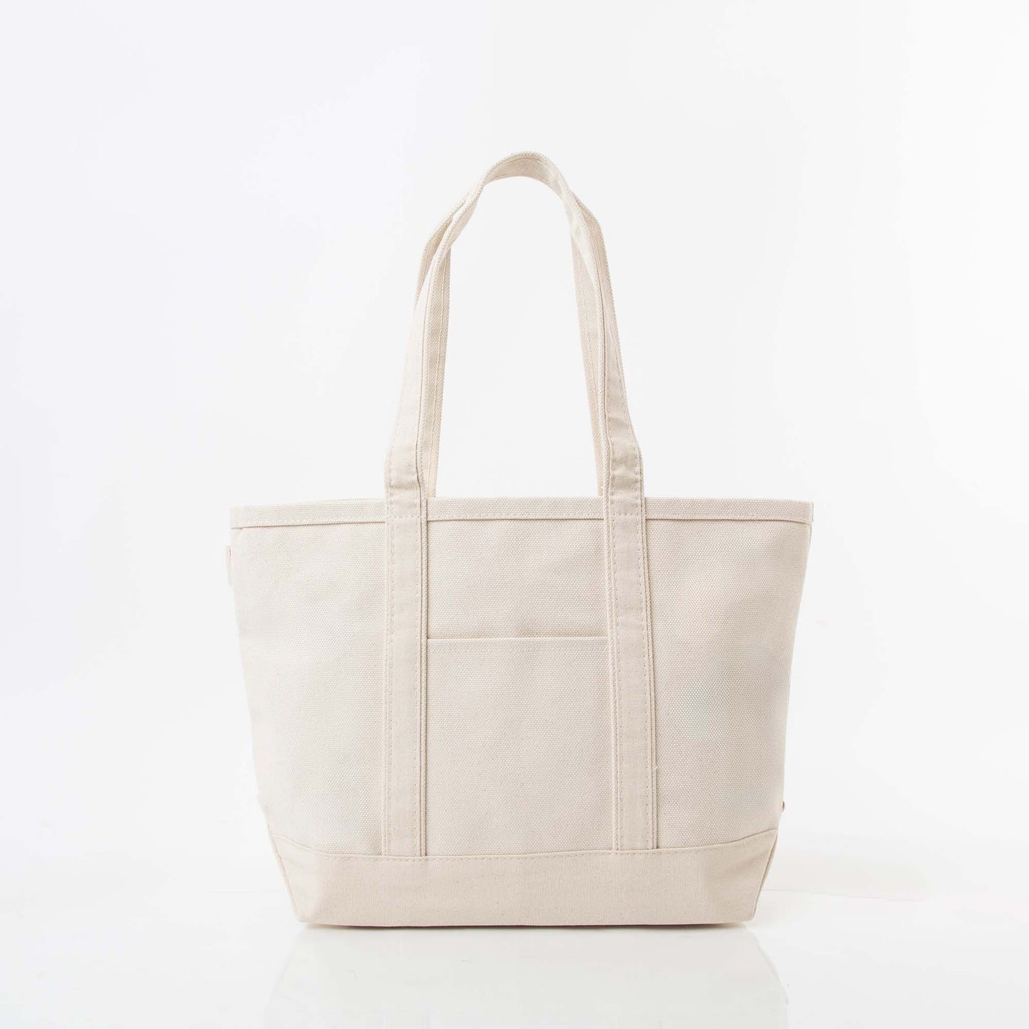 Personalized 24 oz Medium Classic Tote for Everyday Carry, Natural front