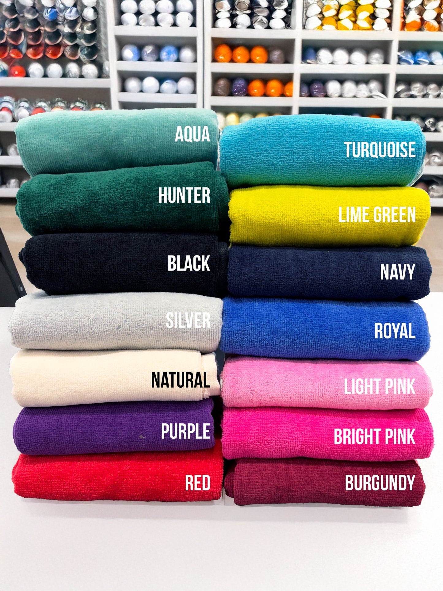 Monogrammed Golf Towels