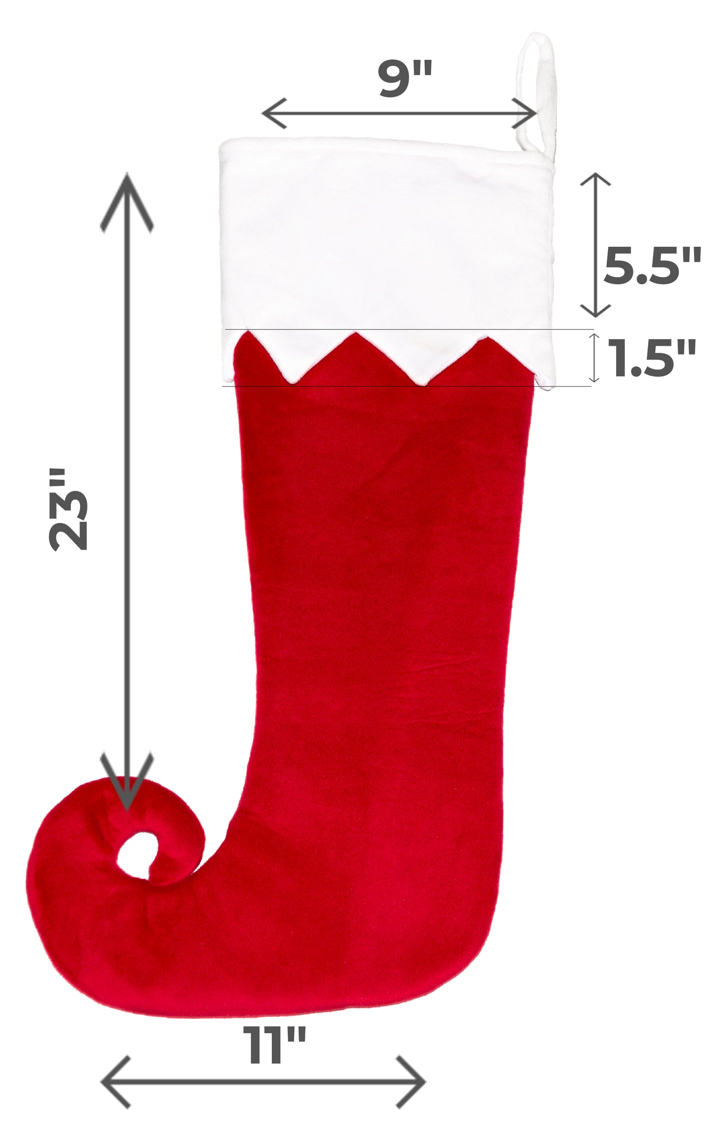 Oversized Whimsical Plush Christmas Stockings